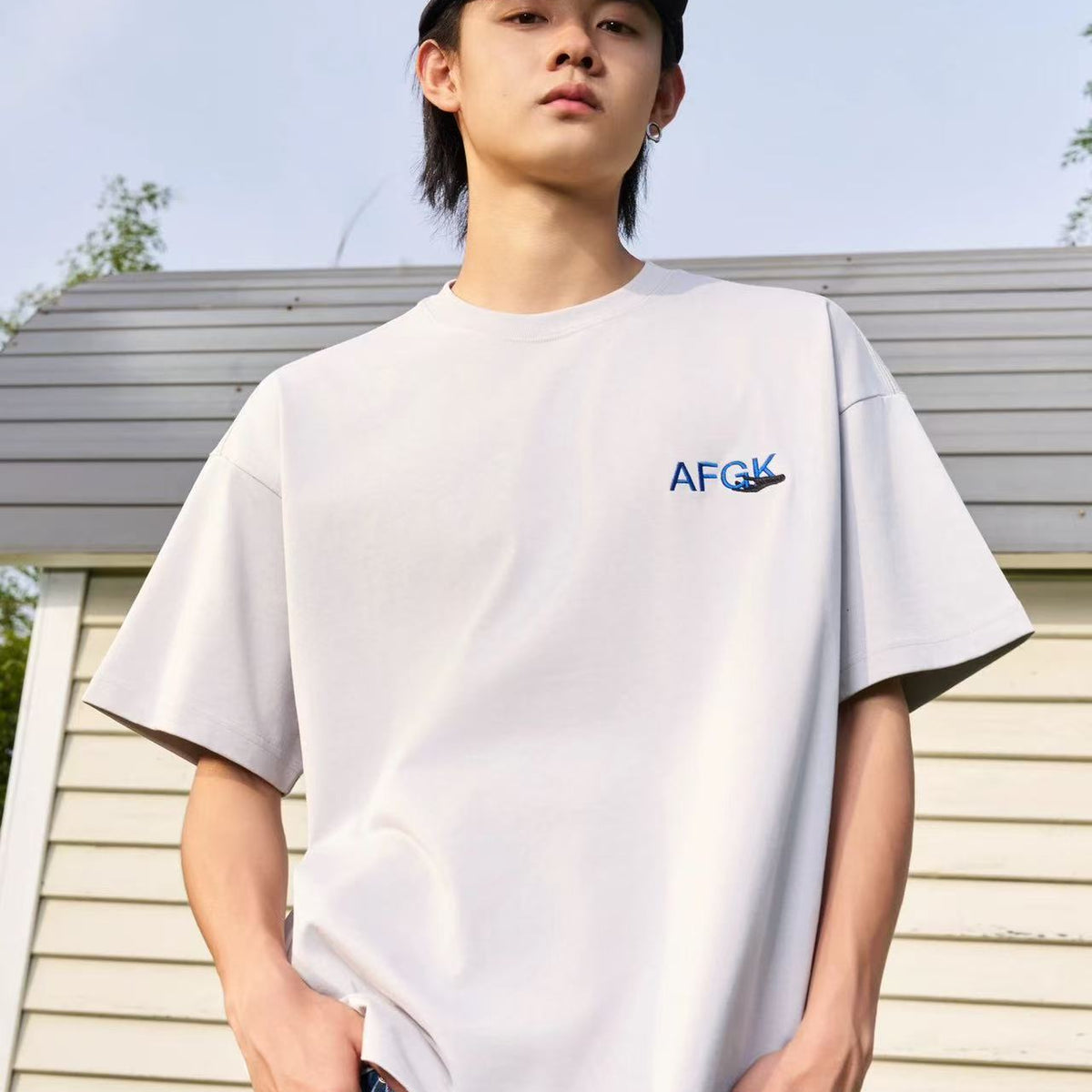 AFGK Hand-shaped short-sleeved T-shirt