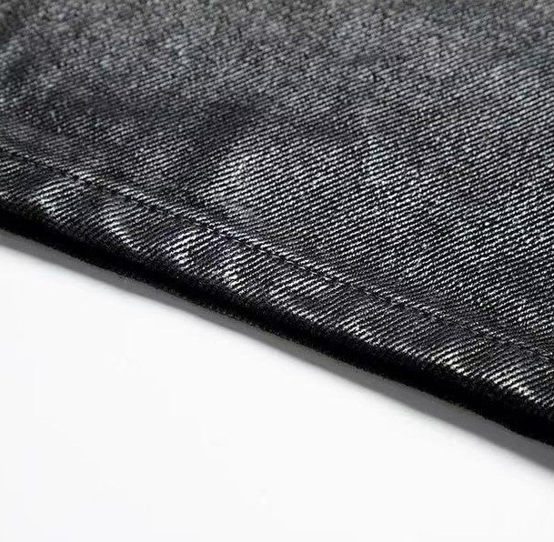 AFGK Casual Loose Wax Denims Pants