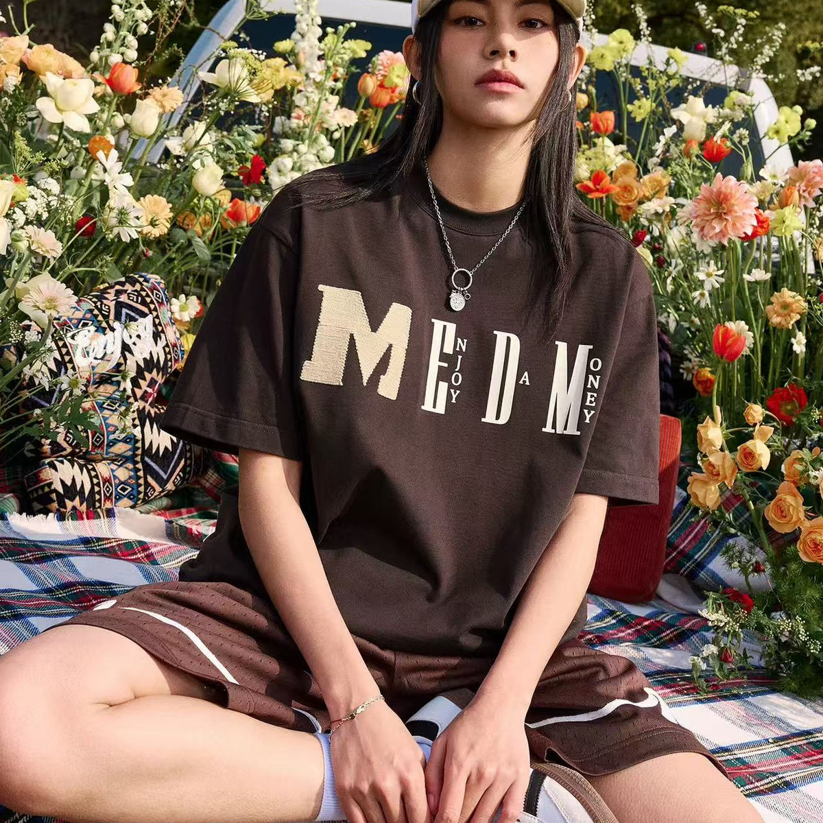 MEDM Chunky Knitted Short-sleeve T-Shirt