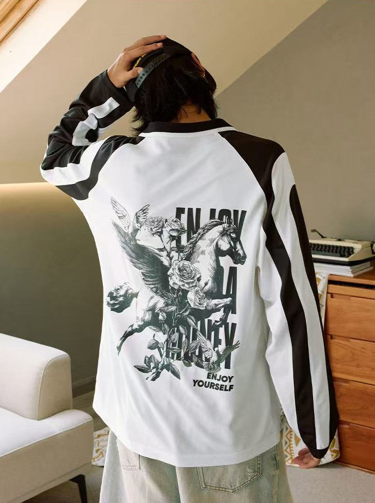 MEDM Pegasus Football Long-sleeve T-Shirt