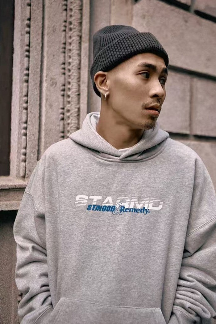 REMEDYxSTA Logo Print Hoodie