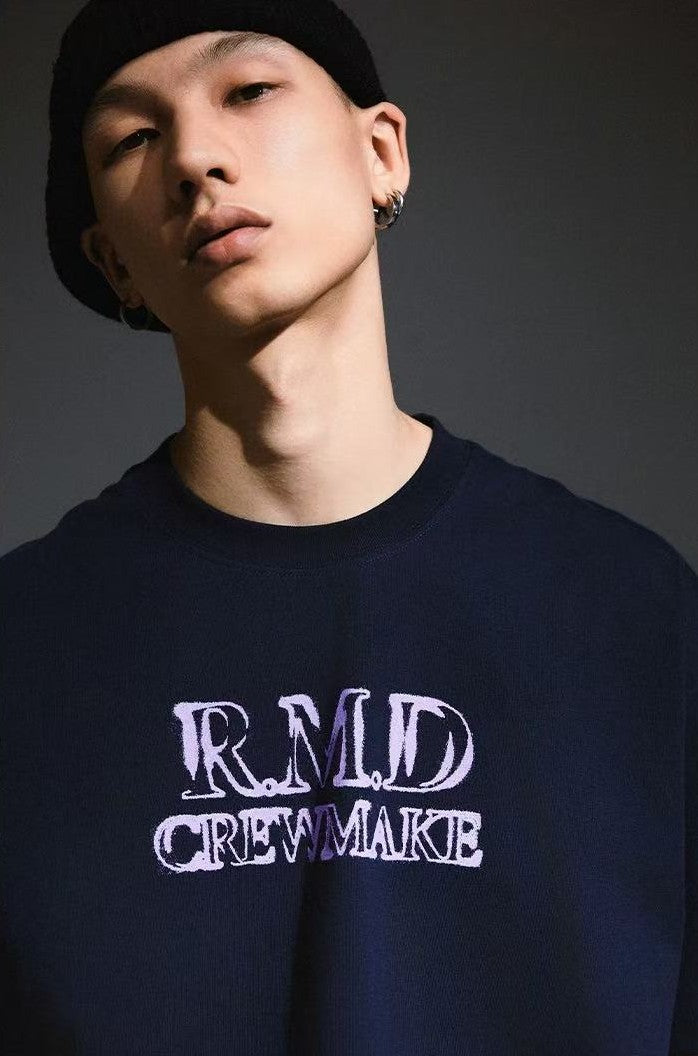 REMEDY Letter Print Short-sleeve T-shirt