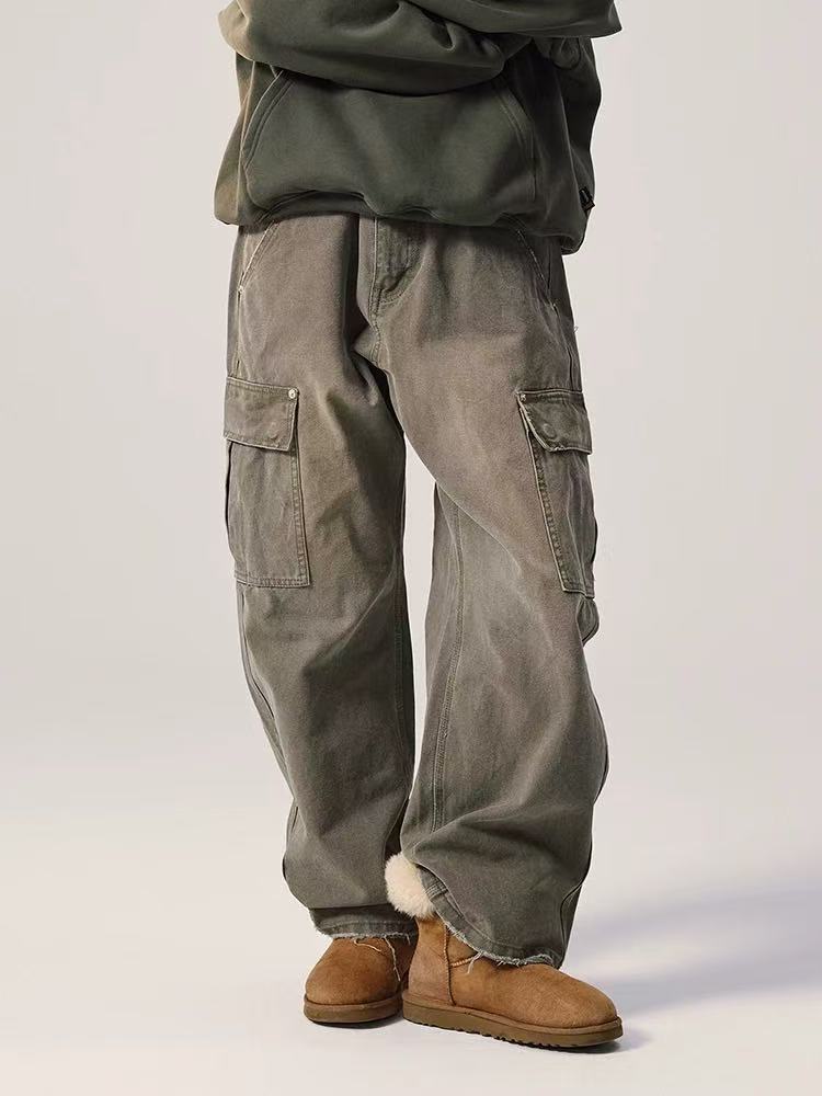 REMEDY Retro Straight-leg Loose Pants