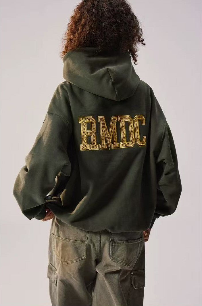 REMEDY Vintage Logo Embroidery Hoodie