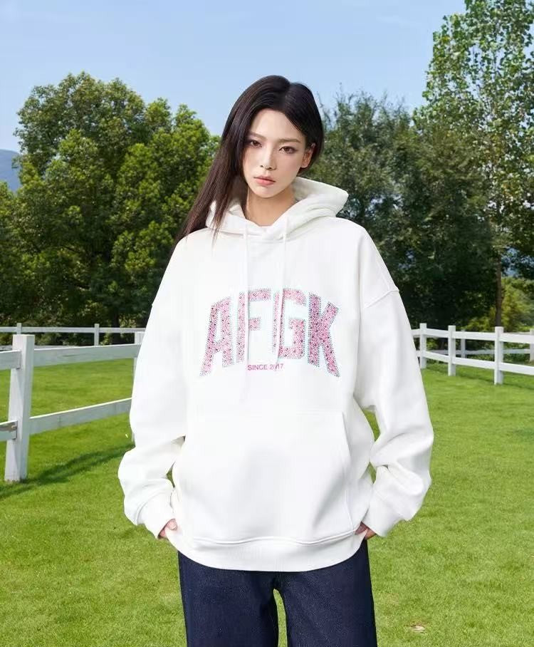 AFGK Raindrop Hot Diamond Logo Hoodie