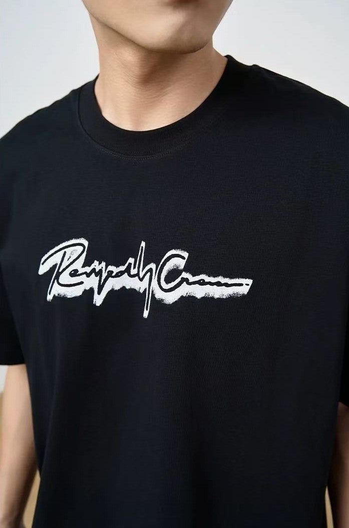 REMEDY Letter Print Short-sleeve T-shirt