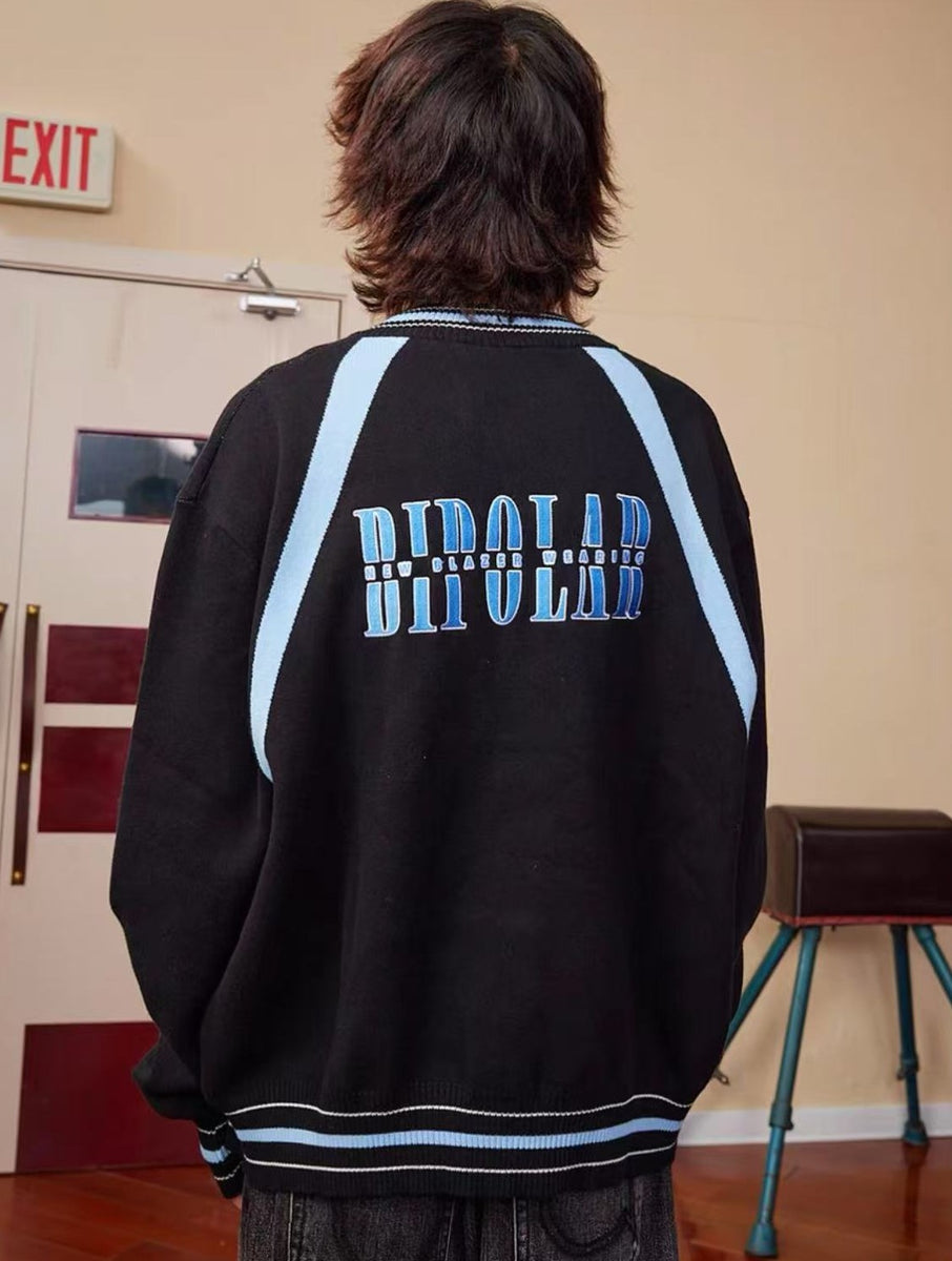 BIPOLAR Mera Outfit Baseball Jersey Sweater