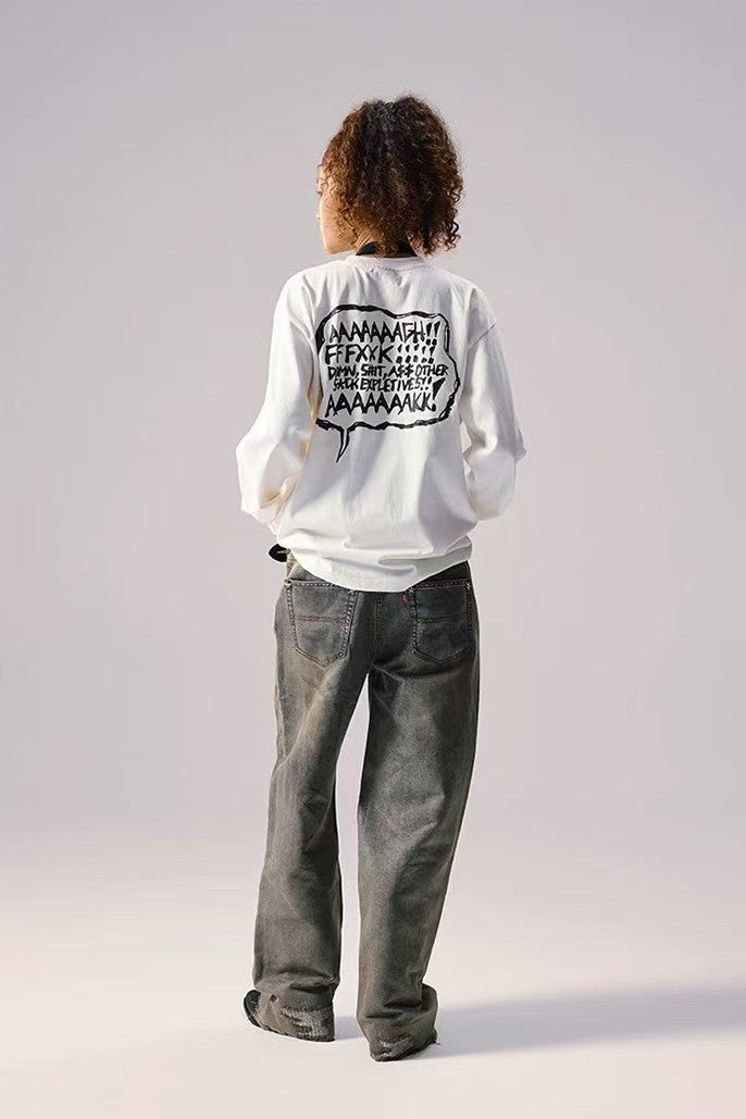 REMEDY Washed Baggy Jeans