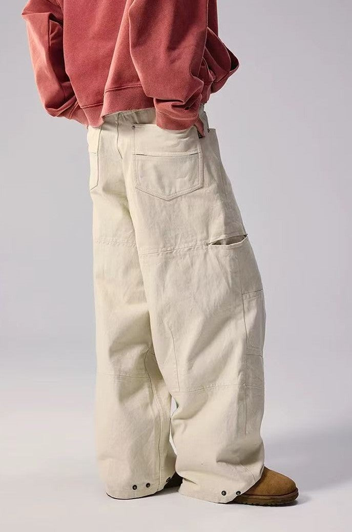 REMEDY Loose Straight-leg Cargo Pants