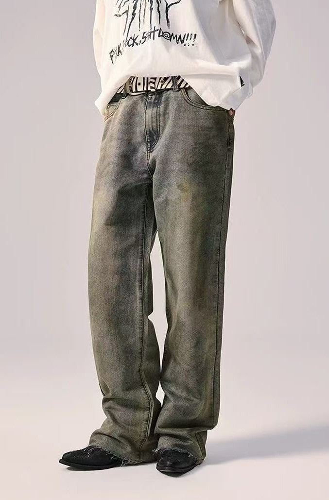 REMEDY Washed Baggy Jeans