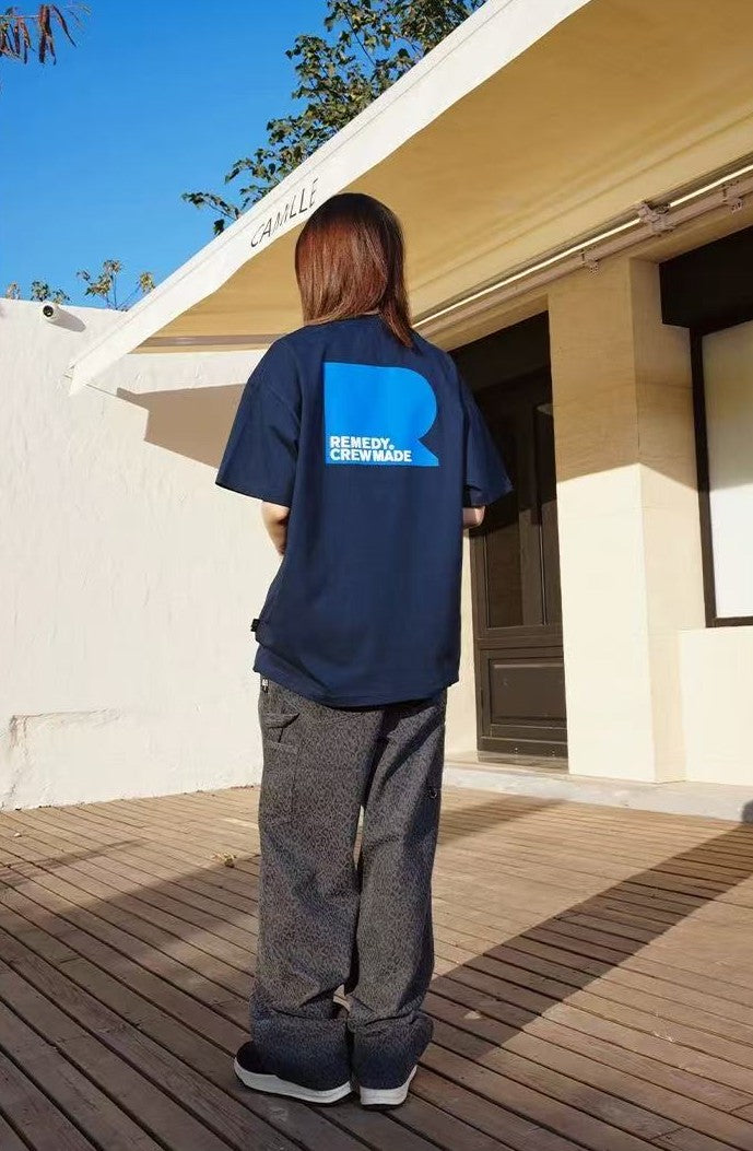 REMEDY Logo Print Short-sleeve T-shirt