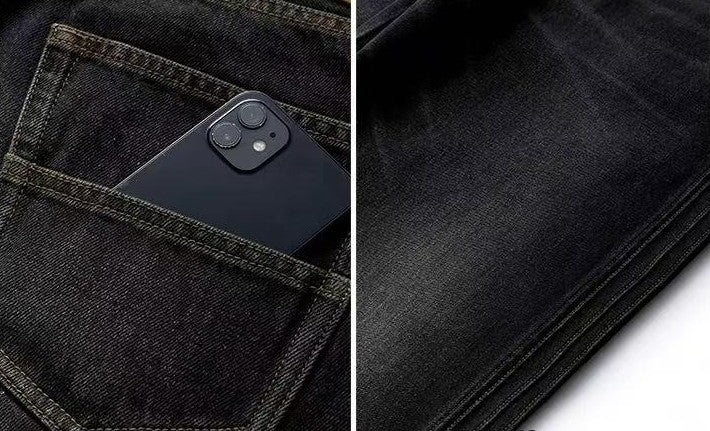 REMEDY Striped Washed Jeans