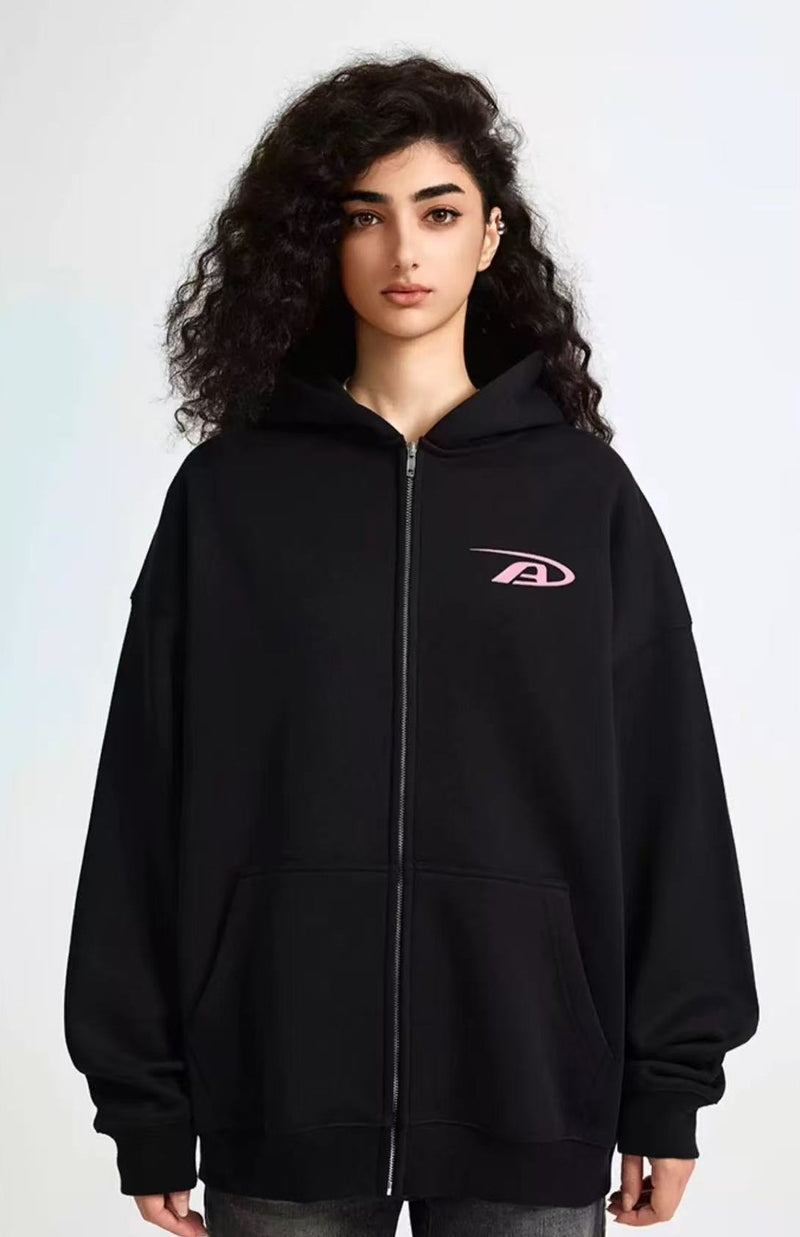 ACHOCK Logo Cardigan Hoodie