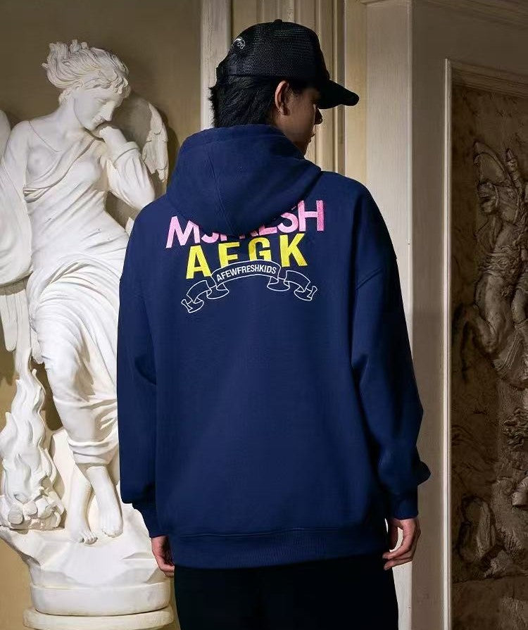 AFGKxMJFRESH Basic Embroidered Hoodie