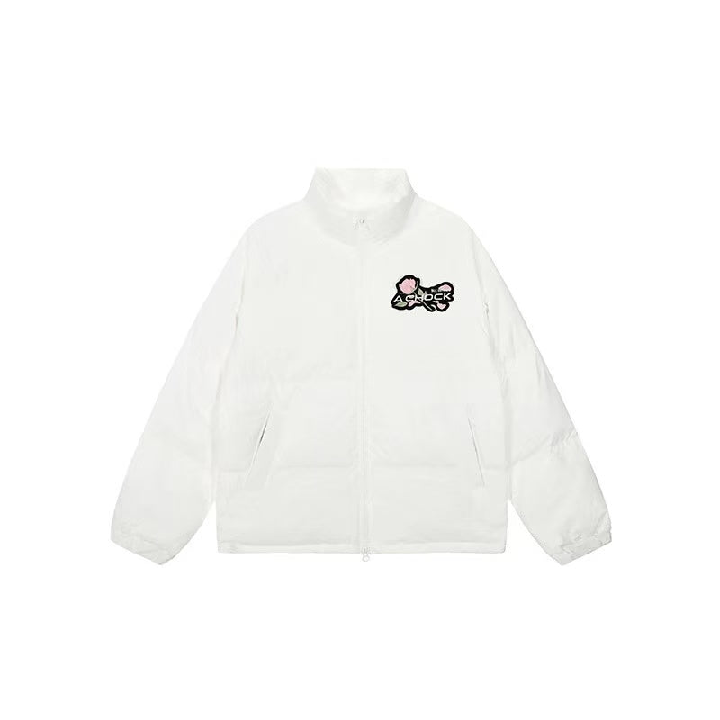 ACHOCK Logo Design Velcro Down Jacket