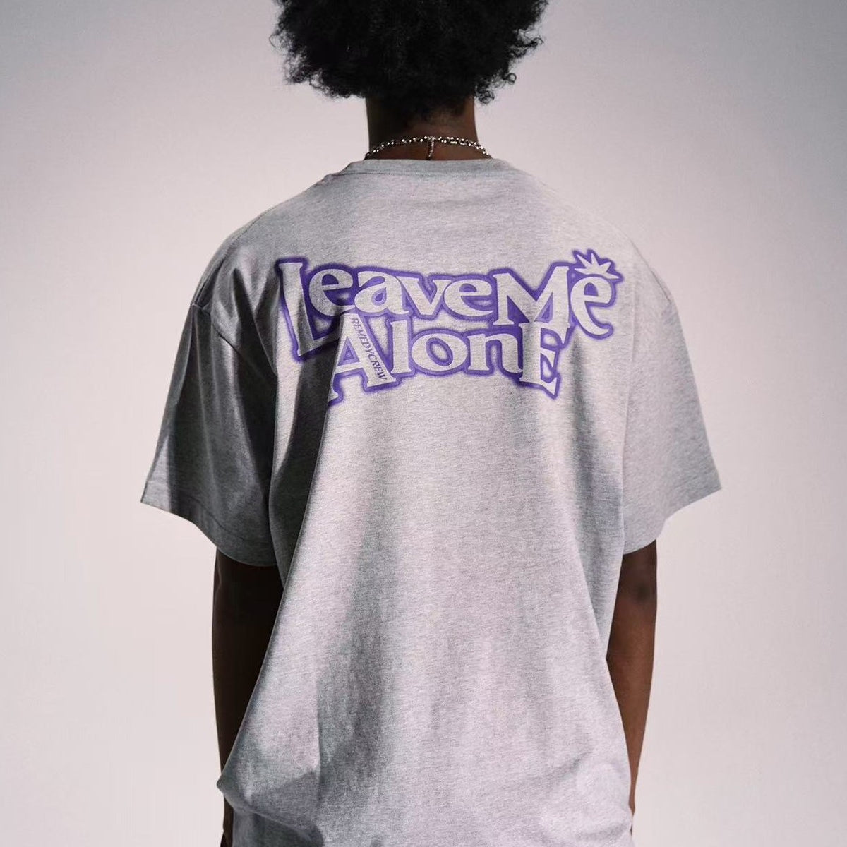 REMEDY Message Print Short-sleve T-shirt