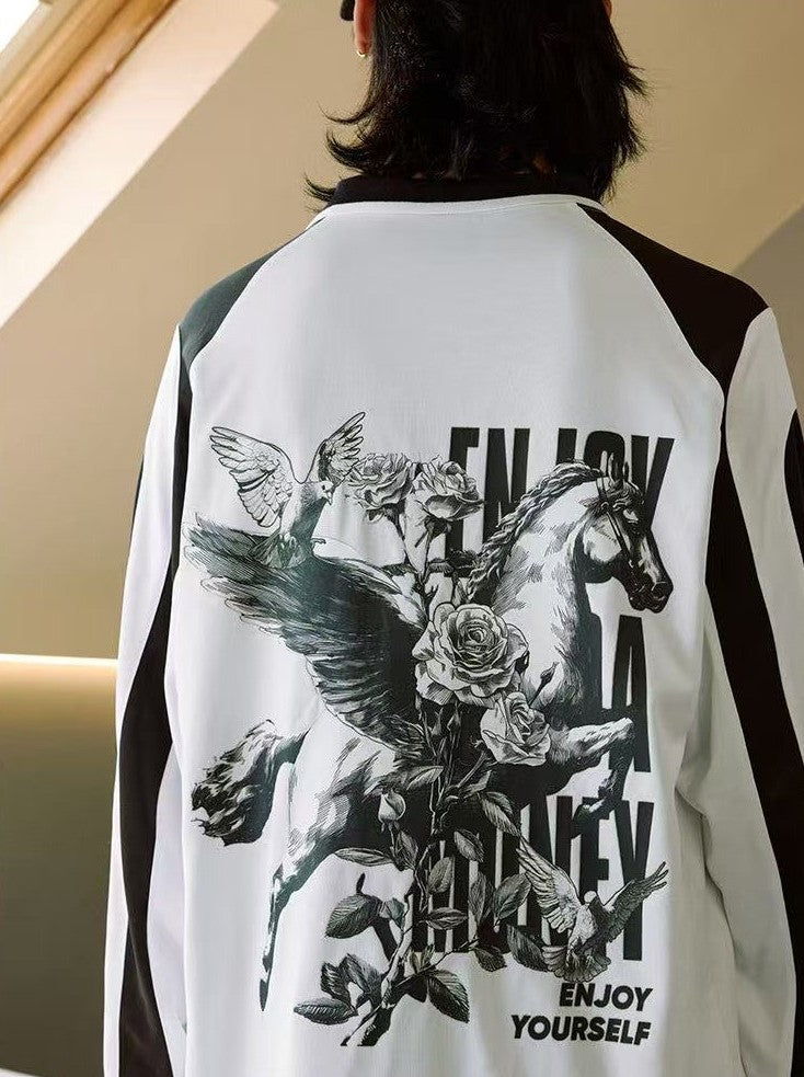 MEDM Pegasus Football Long-sleeve T-Shirt