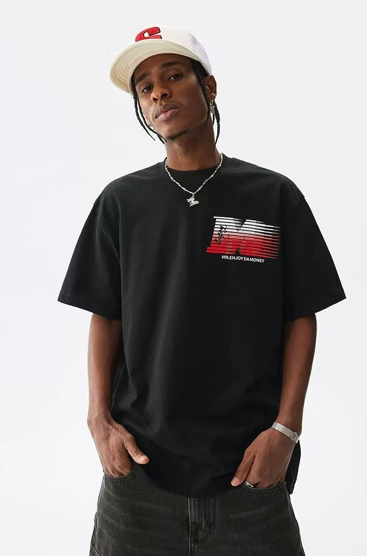 MEDM Phantom Lettering Short-sleeved T-shirt