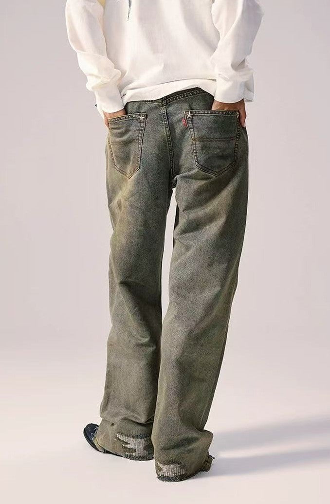 REMEDY Washed Baggy Jeans