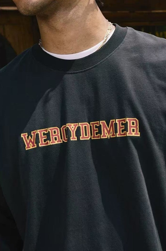 REMEDY 69 Cracked Print Long-sleeve Tee