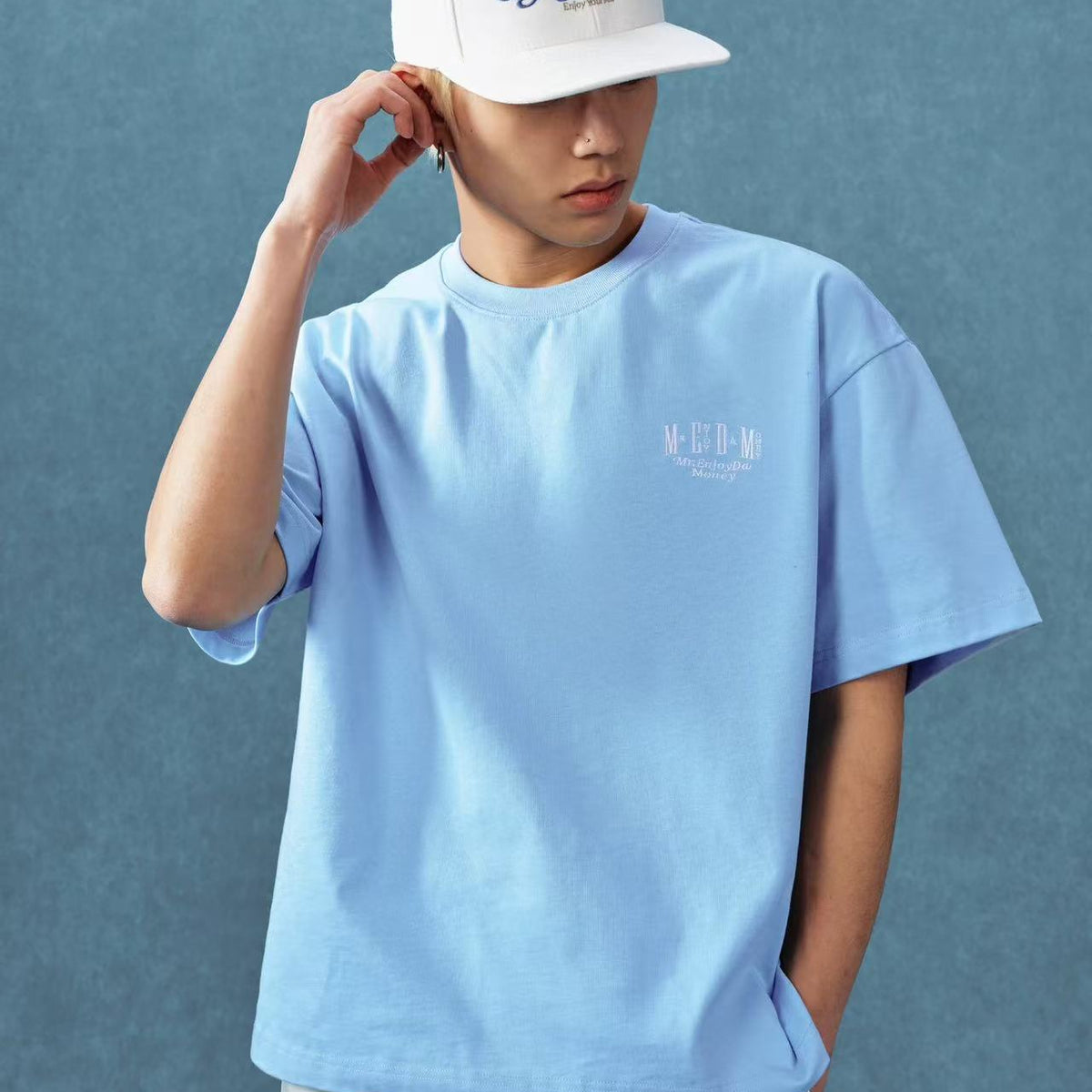 MEDM Logo Embroidered T-shirt