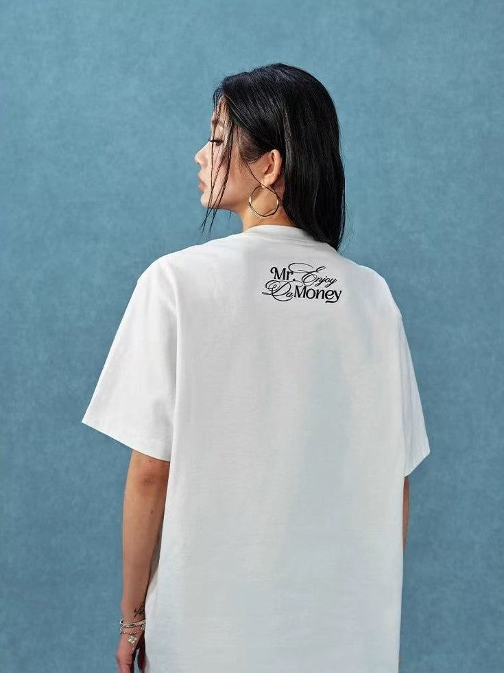 MEDM Diamond Logo Hot Drill  Short Sleeve T-shirt