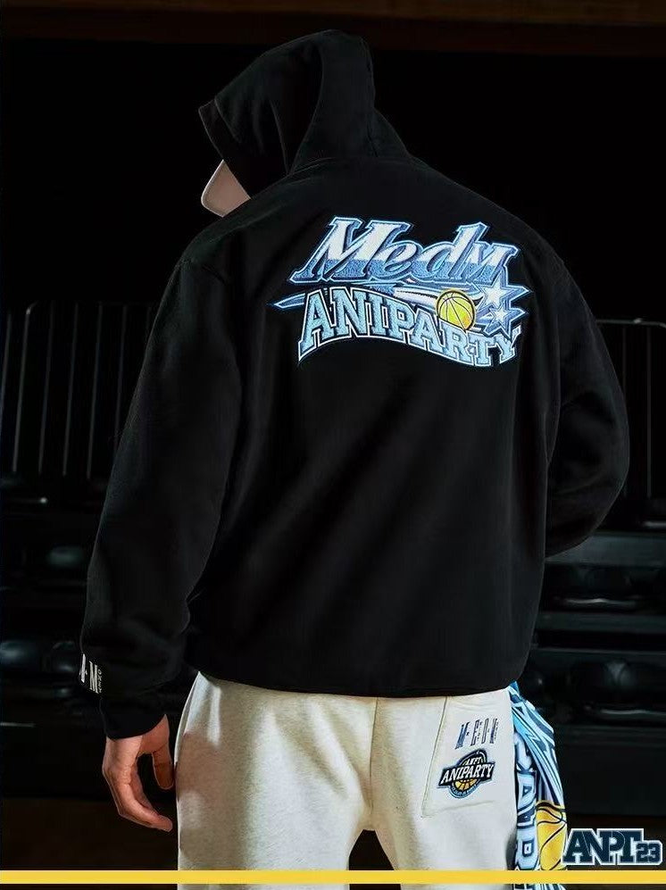 MEDMxANPT Logo Design Zipper Hoodie