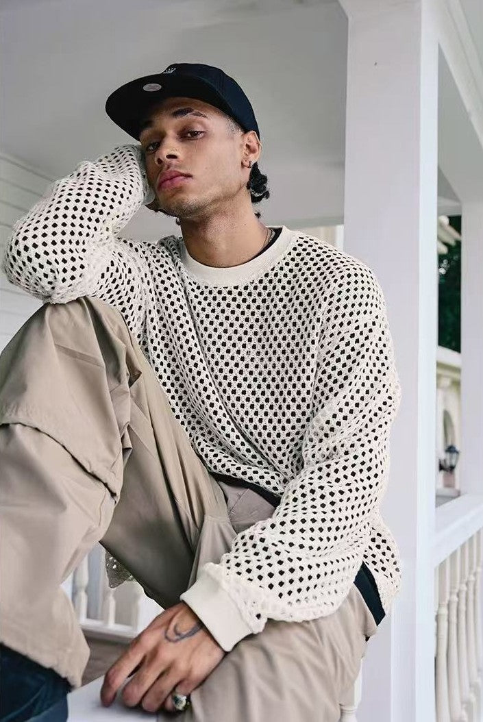 REMEDY Hollow Mesh Top