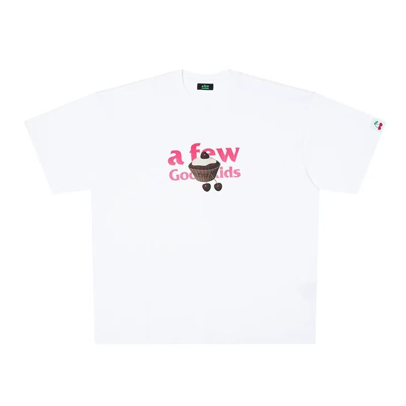 AFGK Dessert Printed short-sleeved T-shirt