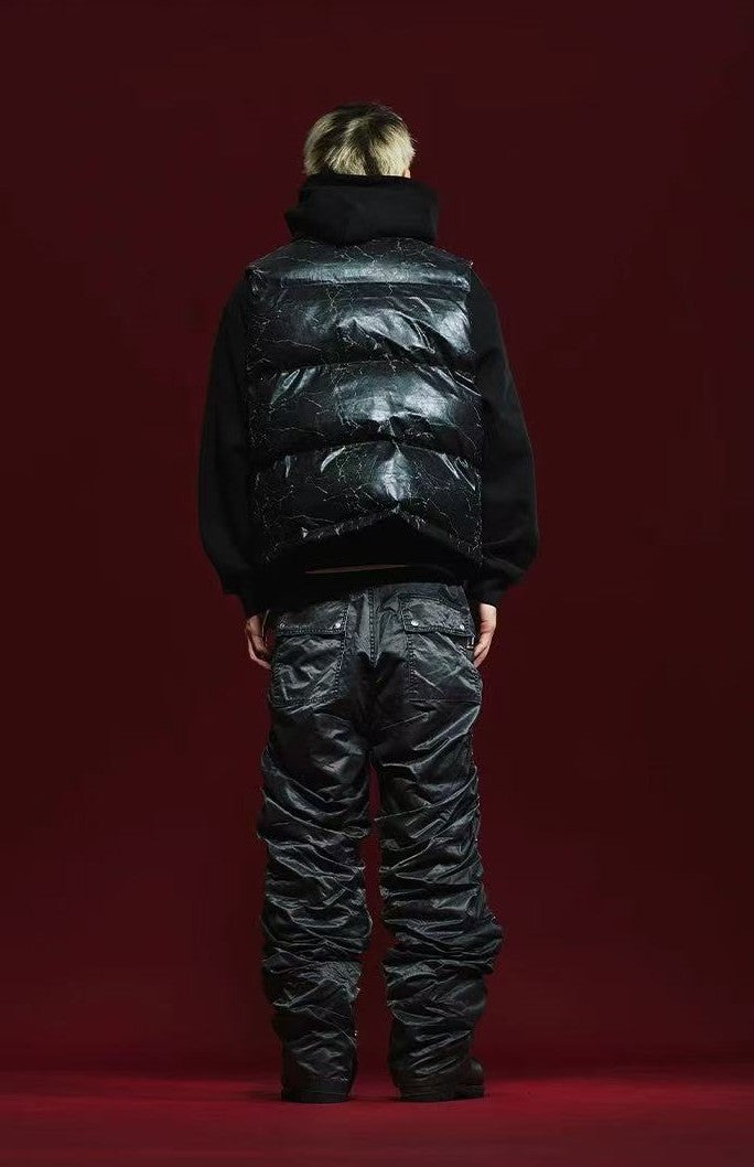 REMEDY Pleated Zipper Casual Trousers