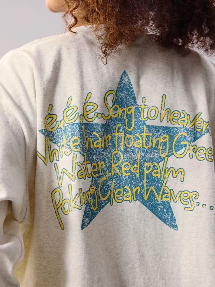 REMEDY Retro Duck Print Long-sleeve Tee