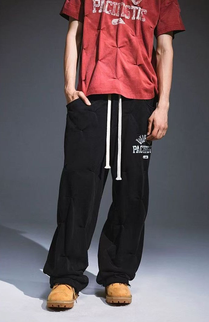 REMEDY Loose Straight Pleated Casual Pants