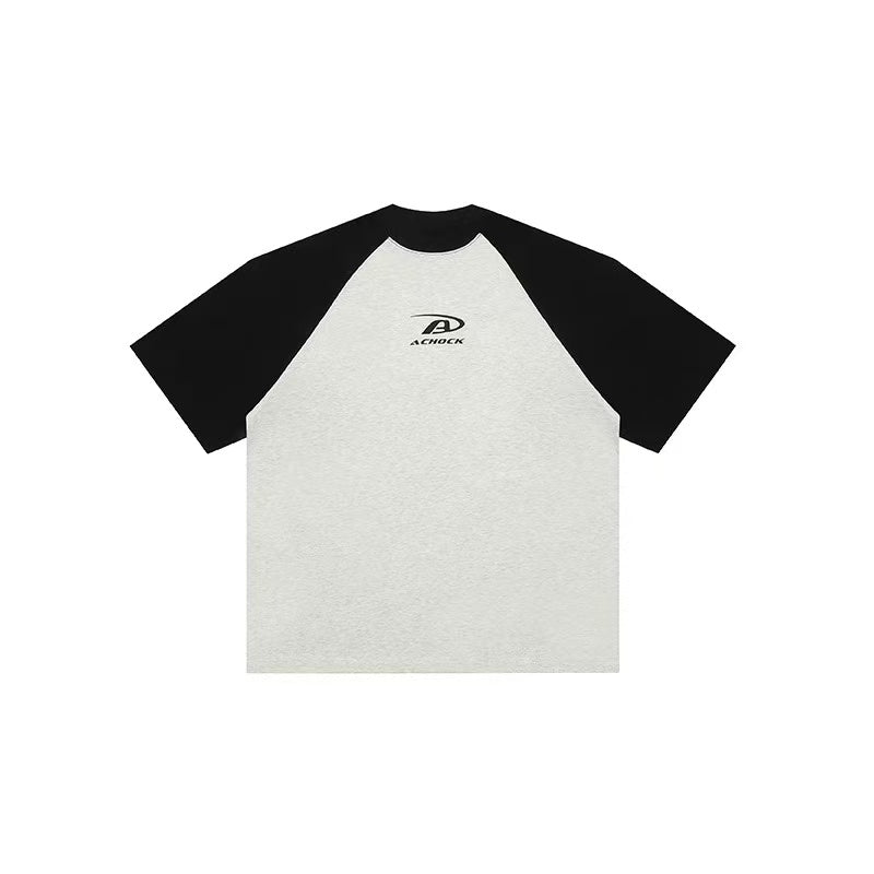 ACHOCK Simple Basic Logo Printed T-shirt