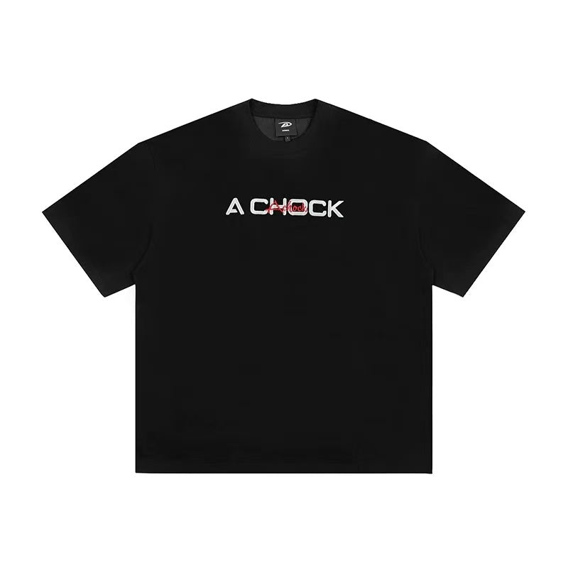 ACHOCK Floral Embroidered short-sleeve T-shirt