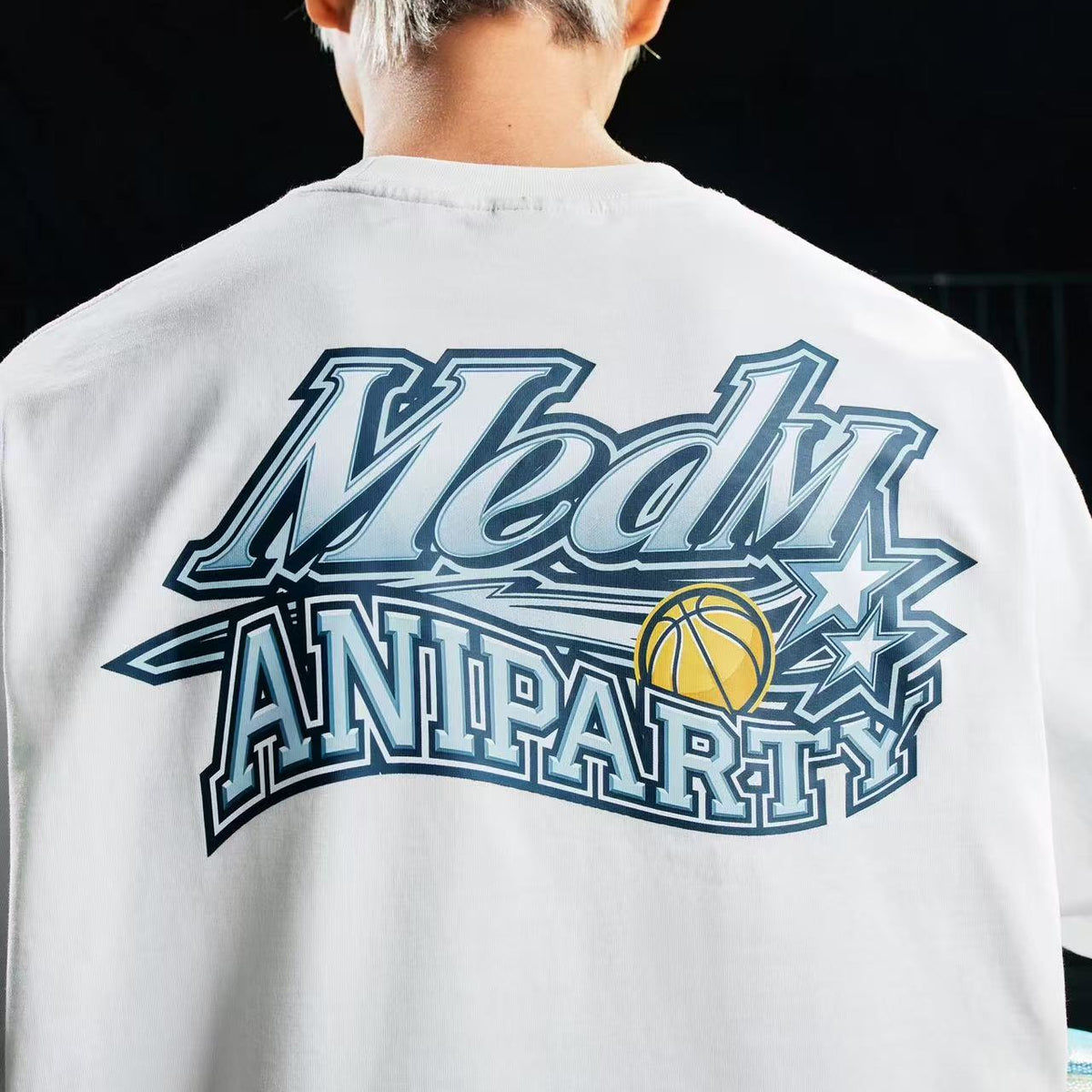 MEDMxANPT Logo Print Short-sleeved T-shirt