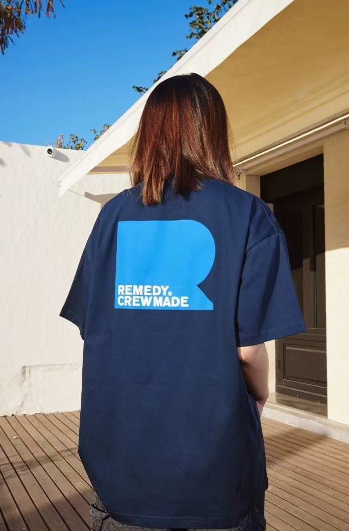 REMEDY Logo Print Short-sleeve T-shirt