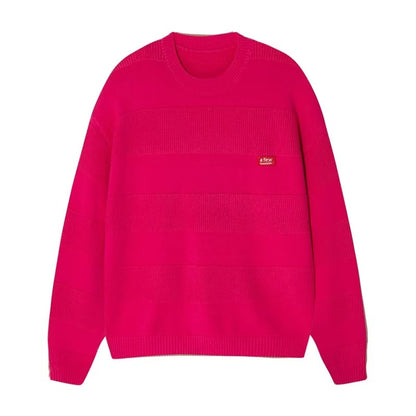 AFGK Striped Textured Sweater