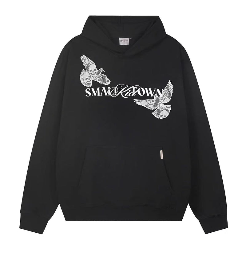 STK Vintage Lace and Peace Dove Design Hoodie