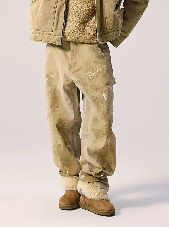 REMEDY Retro Splash Ink Straight-leg Cargo Pants