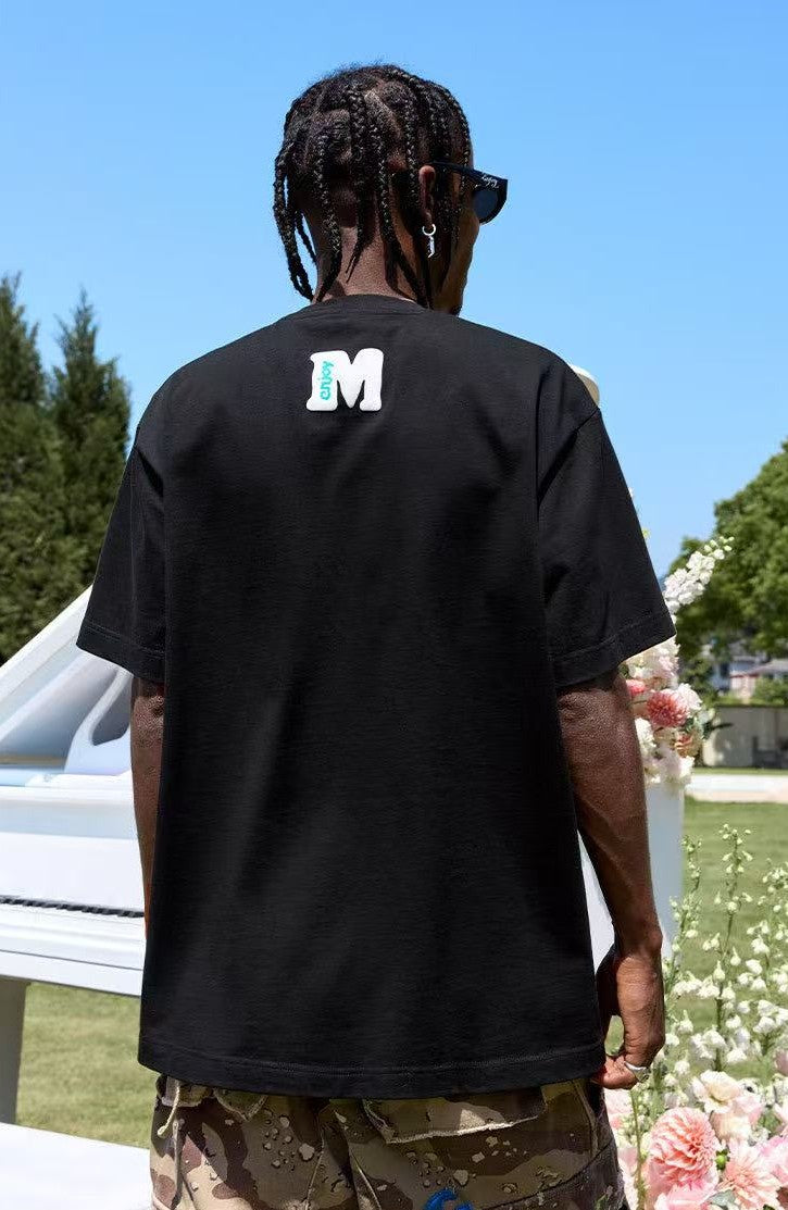 MEDM Cartoon Pocket Short-sleeve T-shirt