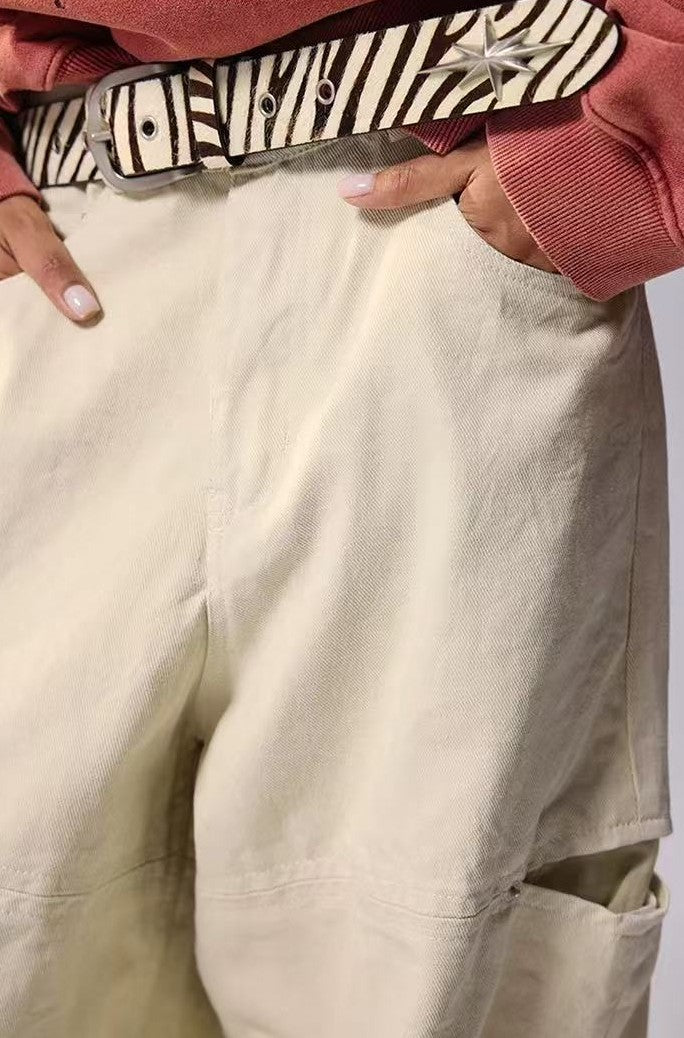 REMEDY Loose Straight-leg Cargo Pants