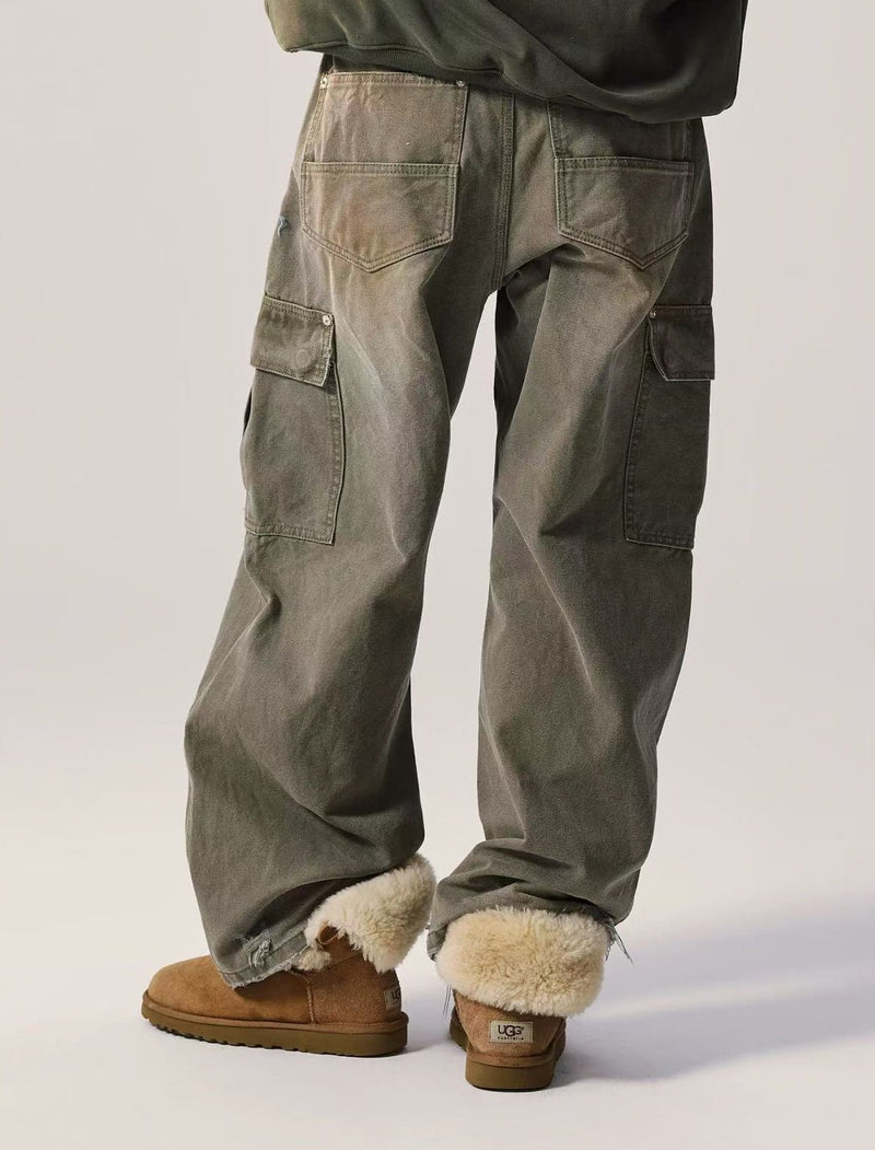 REMEDY Retro Straight-leg Loose Pants