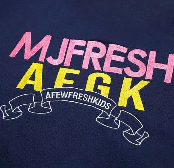 AFGKxMJFRESH Basic Embroidered Hoodie