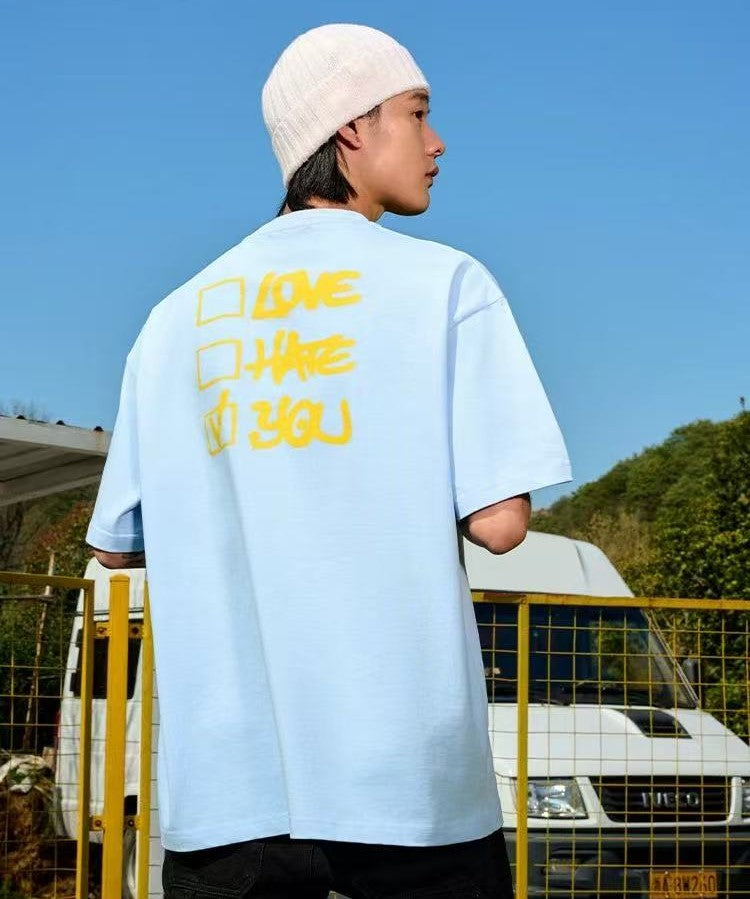 AFGK Love Hate Multiple Choice Short-Sleeve T-Shirt