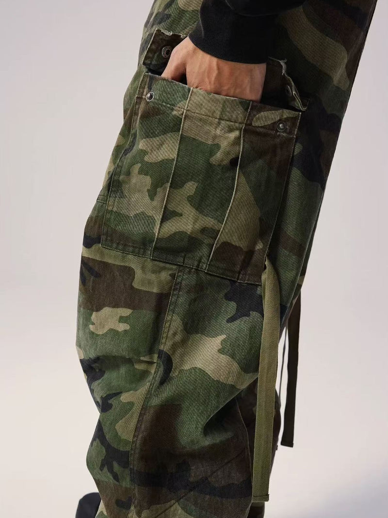 REMEDY Retro Patchwork Camouflage Pants