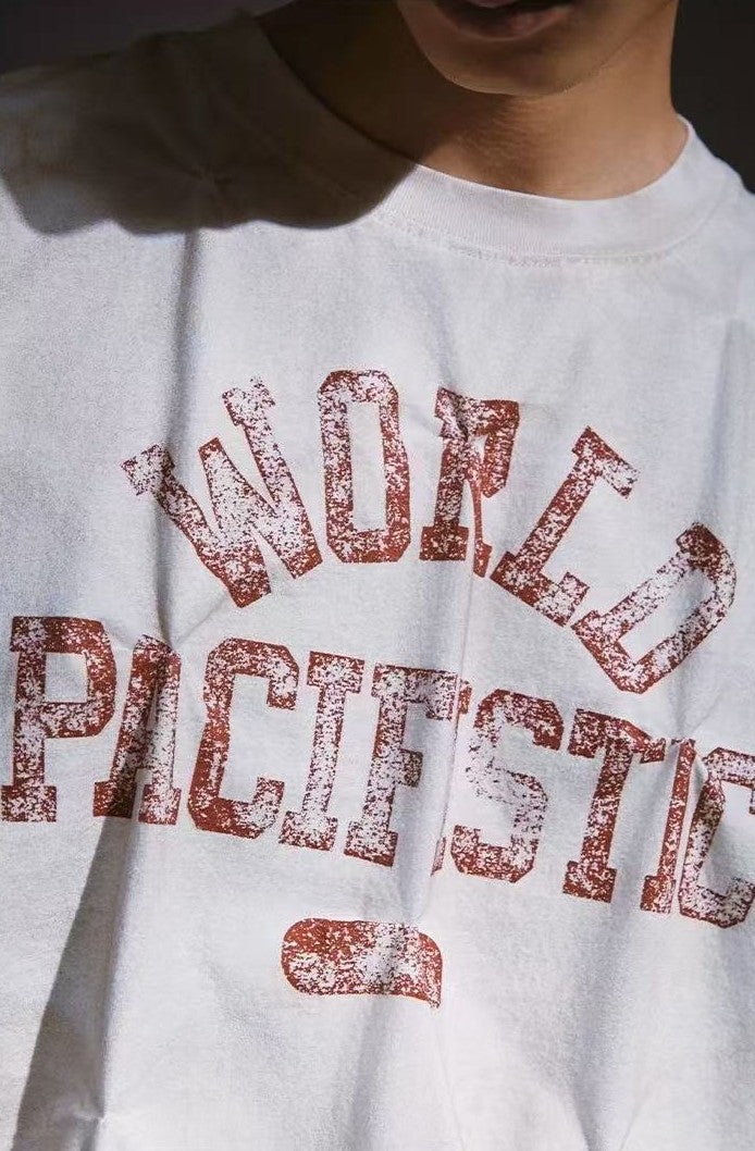 REMEDY Pleated Vintage Short-sleeve T-Shirt