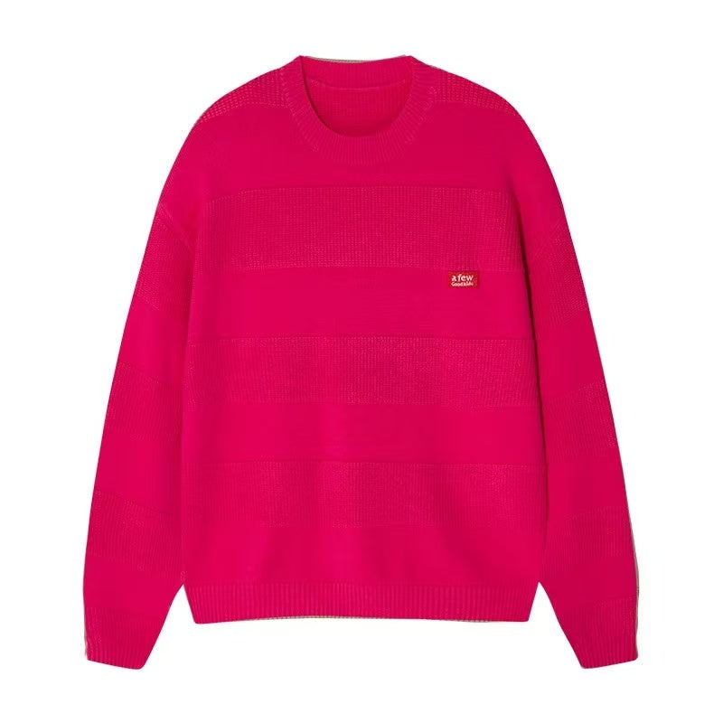 AFGK Striped Textured Sweater