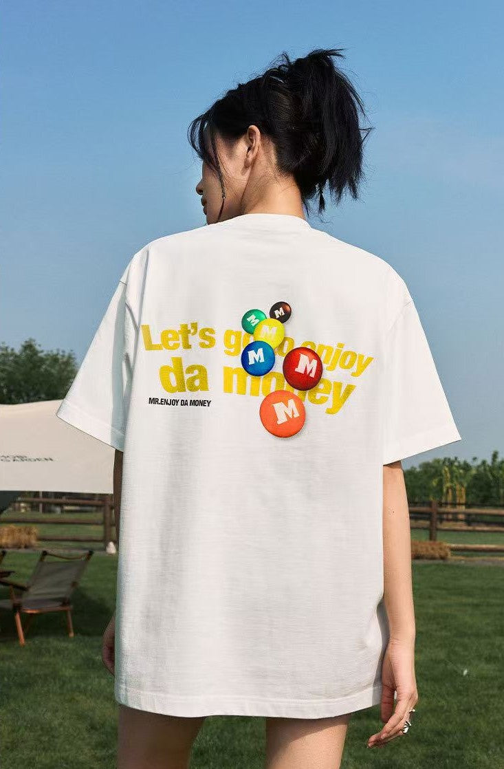 MEDM Toothbrush Embroidered M Short-sleeved T-shirt