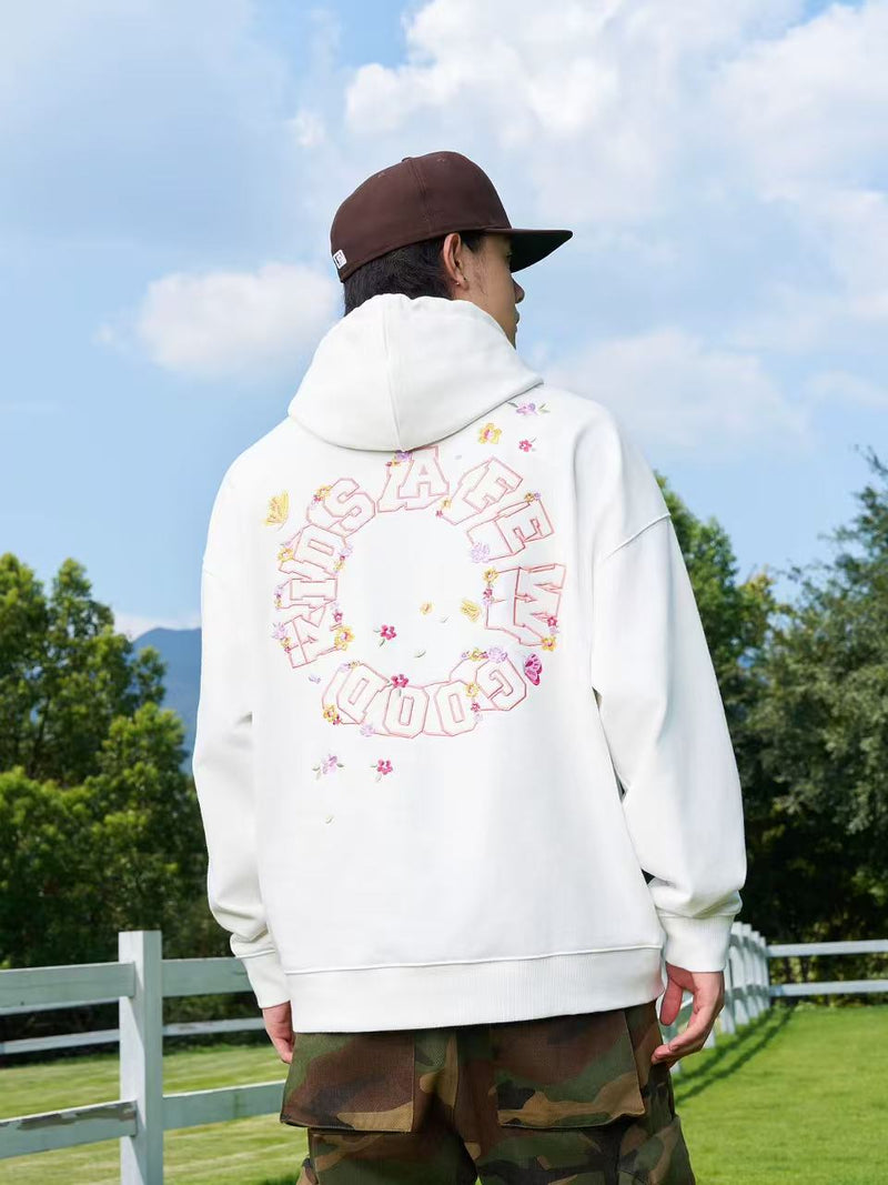 AFGK Butterfly Embroidered Hoodie
