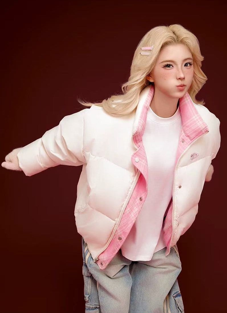 ACHOCK Simple Reversible Down Jacket
